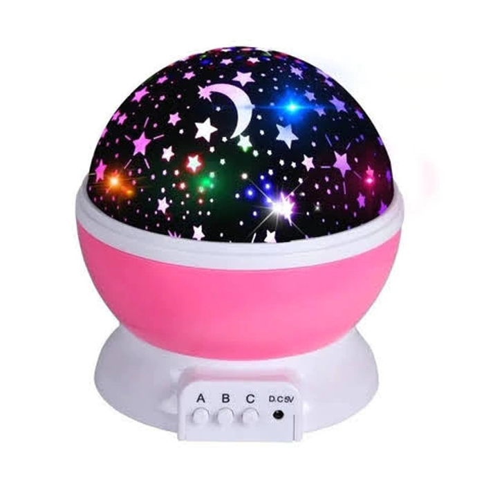 Velador Proyección Estrellas y Luna 2