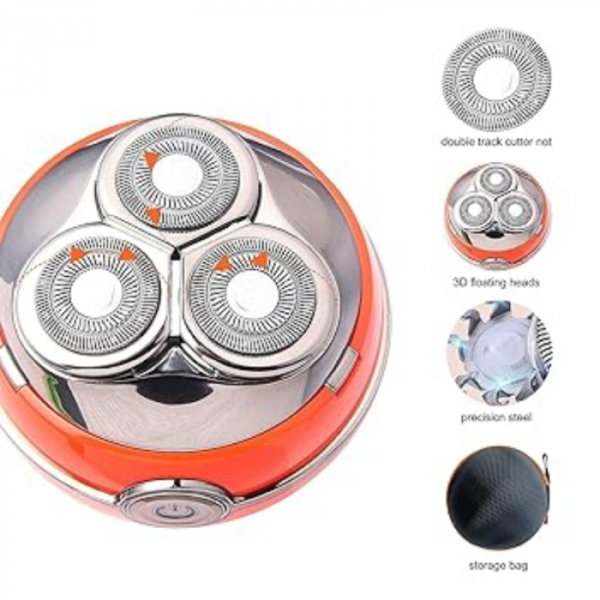 Afeitadora Inalámbrica con Cabezal Giratorio 3D – Uso en Ducha y Seco