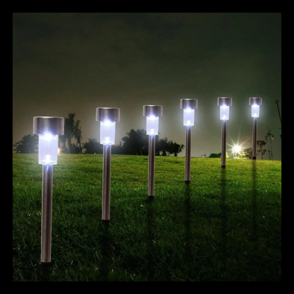 Estaca de Iluminación Ecológica con Luz LED y Panel Solar