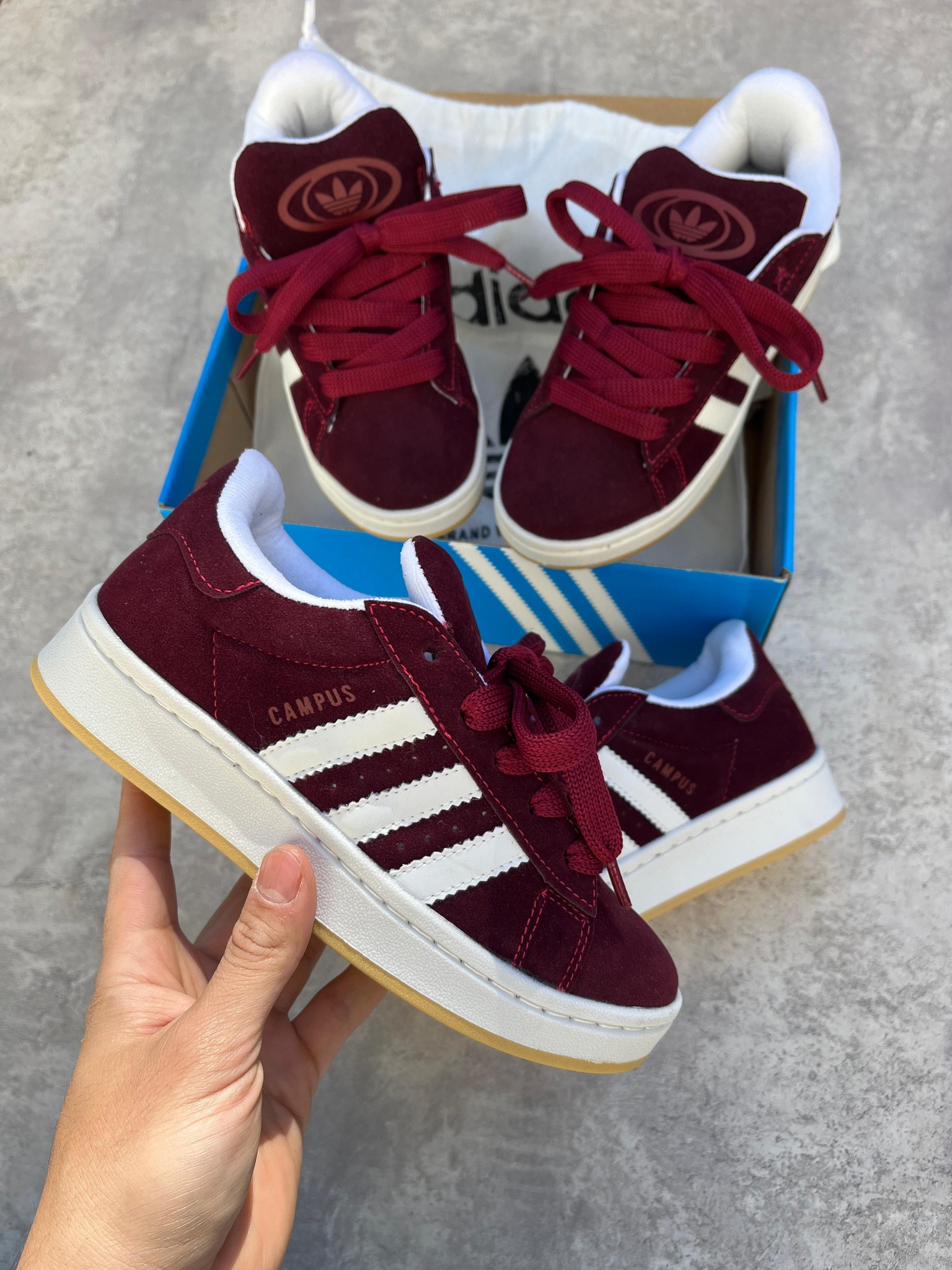 Adidas Campus Bordó 2